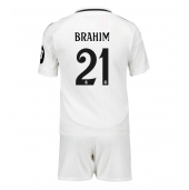 Real Madrid Brahim Diaz #21 Replika Hjemmedrakt Barn 2024-25 Kortermet (+ bukser)