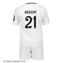 Real Madrid Brahim Diaz #21 Replika Hjemmedrakt Barn 2024-25 Kortermet (+ bukser)