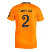 Real Madrid Daniel Carvajal #2 Replika Bortedrakt 2024-25 Kortermet