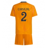 Real Madrid Daniel Carvajal #2 Replika Bortedrakt Barn 2024-25 Kortermet (+ bukser)