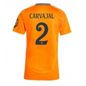 Real Madrid Daniel Carvajal #2 Replika Bortedrakt Dame 2024-25 Kortermet