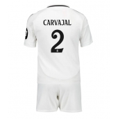 Real Madrid Daniel Carvajal #2 Replika Hjemmedrakt Barn 2024-25 Kortermet (+ bukser)