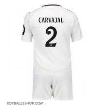 Real Madrid Daniel Carvajal #2 Replika Hjemmedrakt Barn 2024-25 Kortermet (+ bukser)