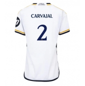 Real Madrid Daniel Carvajal #2 Replika Hjemmedrakt Dame 2023-24 Kortermet