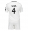 Real Madrid David Alaba #4 Replika Hjemmedrakt Barn 2024-25 Kortermet (+ bukser)