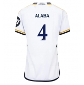 Real Madrid David Alaba #4 Replika Hjemmedrakt Dame 2023-24 Kortermet