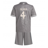 Real Madrid David Alaba #4 Replika Tredjedrakt Barn 2024-25 Kortermet (+ bukser)