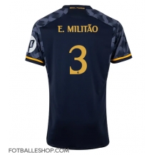 Real Madrid Eder Militao #3 Replika Bortedrakt 2023-24 Kortermet