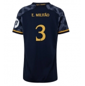 Real Madrid Eder Militao #3 Replika Bortedrakt Dame 2023-24 Kortermet