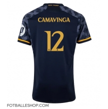 Real Madrid Eduardo Camavinga #12 Replika Bortedrakt 2023-24 Kortermet