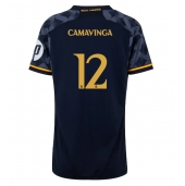 Real Madrid Eduardo Camavinga #12 Replika Bortedrakt Dame 2023-24 Kortermet