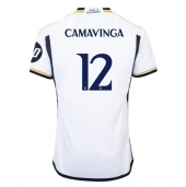 Real Madrid Eduardo Camavinga #12 Replika Hjemmedrakt 2023-24 Kortermet