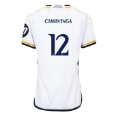 Real Madrid Eduardo Camavinga #12 Replika Hjemmedrakt Dame 2023-24 Kortermet