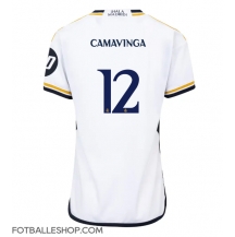 Real Madrid Eduardo Camavinga #12 Replika Hjemmedrakt Dame 2023-24 Kortermet