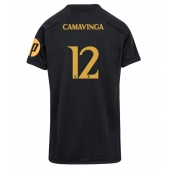 Real Madrid Eduardo Camavinga #12 Replika Tredjedrakt Dame 2023-24 Kortermet