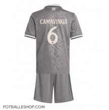 Real Madrid Eduardo Camavinga #6 Replika Tredjedrakt Barn 2024-25 Kortermet (+ bukser)