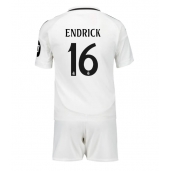 Real Madrid Endrick #16 Replika Hjemmedrakt Barn 2024-25 Kortermet (+ bukser)