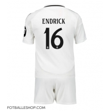 Real Madrid Endrick #16 Replika Hjemmedrakt Barn 2024-25 Kortermet (+ bukser)