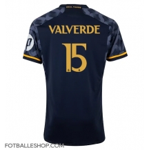 Real Madrid Federico Valverde #15 Replika Bortedrakt 2023-24 Kortermet