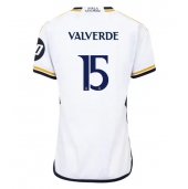 Real Madrid Federico Valverde #15 Replika Hjemmedrakt Dame 2023-24 Kortermet