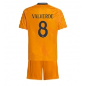 Real Madrid Federico Valverde #8 Replika Bortedrakt Barn 2024-25 Kortermet (+ bukser)