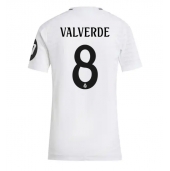 Real Madrid Federico Valverde #8 Replika Hjemmedrakt Dame 2024-25 Kortermet