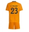 Real Madrid Ferland Mendy #23 Replika Bortedrakt Barn 2024-25 Kortermet (+ bukser)