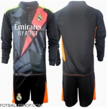 Real Madrid Keeper Replika Bortedrakt Barn 2024-25 Langermet (+ bukser)