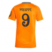 Real Madrid Kylian Mbappe #9 Replika Bortedrakt Dame 2024-25 Kortermet