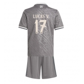 Real Madrid Lucas Vazquez #17 Replika Tredjedrakt Barn 2024-25 Kortermet (+ bukser)