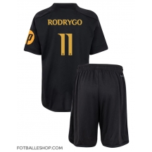 Real Madrid Rodrygo Goes #11 Replika Tredjedrakt Barn 2023-24 Kortermet (+ bukser)