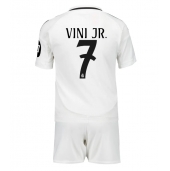 Real Madrid Vinicius Junior #7 Replika Hjemmedrakt Barn 2024-25 Kortermet (+ bukser)