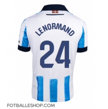 Real Sociedad Robin Le Normand #24 Replika Hjemmedrakt 2023-24 Kortermet