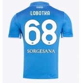 SSC Napoli Stanislav Lobotka #68 Replika Hjemmedrakt 2024-25 Kortermet