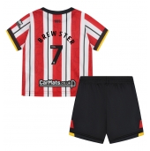 Sheffield United Rhian Brewster #7 Replika Hjemmedrakt Barn 2024-25 Kortermet (+ bukser)