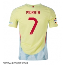 Spania Alvaro Morata #7 Replika Bortedrakt EM 2024 Kortermet