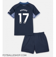 Tottenham Hotspur Cristian Romero #17 Replika Bortedrakt Barn 2023-24 Kortermet (+ bukser)