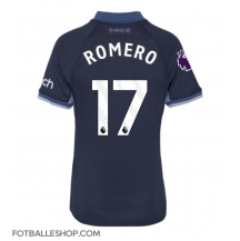 Tottenham Hotspur Cristian Romero #17 Replika Bortedrakt Dame 2023-24 Kortermet