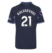 Tottenham Hotspur Dejan Kulusevski #21 Replika Bortedrakt 2023-24 Kortermet