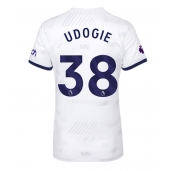 Tottenham Hotspur Destiny Udogie #38 Replika Hjemmedrakt Dame 2023-24 Kortermet