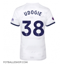 Tottenham Hotspur Destiny Udogie #38 Replika Hjemmedrakt Dame 2023-24 Kortermet