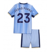 Tottenham Hotspur Pedro Porro #23 Replika Bortedrakt Barn 2024-25 Kortermet (+ bukser)