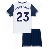 Tottenham Hotspur Pedro Porro #23 Replika Hjemmedrakt Barn 2024-25 Kortermet (+ bukser)