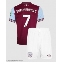 West Ham United Crysencio Summerville #7 Replika Hjemmedrakt Barn 2024-25 Kortermet (+ bukser)