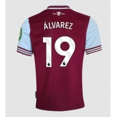 West Ham United Edson Alvarez #19 Replika Hjemmedrakt 2024-25 Kortermet