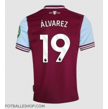 West Ham United Edson Alvarez #19 Replika Hjemmedrakt 2024-25 Kortermet