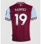 West Ham United Edson Alvarez #19 Replika Hjemmedrakt 2024-25 Kortermet