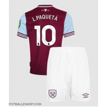 West Ham United Lucas Paqueta #10 Replika Hjemmedrakt Barn 2024-25 Kortermet (+ bukser)