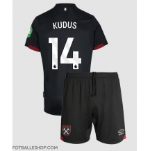 West Ham United Mohammed Kudus #14 Replika Bortedrakt Barn 2024-25 Kortermet (+ bukser)