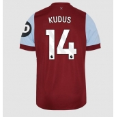 West Ham United Mohammed Kudus #14 Replika Hjemmedrakt 2023-24 Kortermet